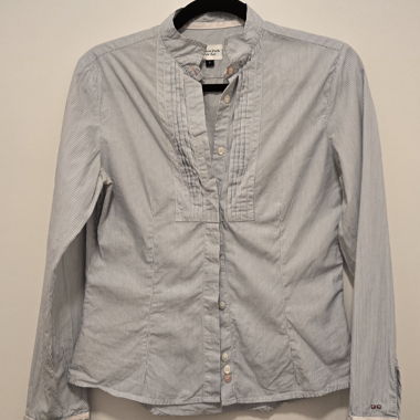 Camicia Eden Park a righe bianco e azzurro chiaro
