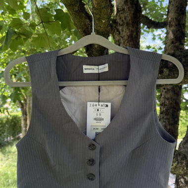 Gilet a righe Bershka