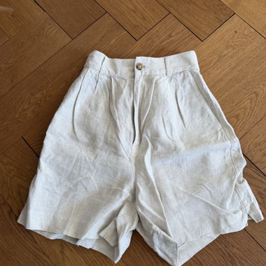 Short en lin beige Reformation