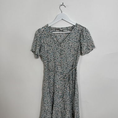 ONLY floral wrap dress