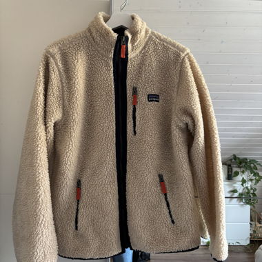 Giacca in pile Patagonia da uomo taglia S beige