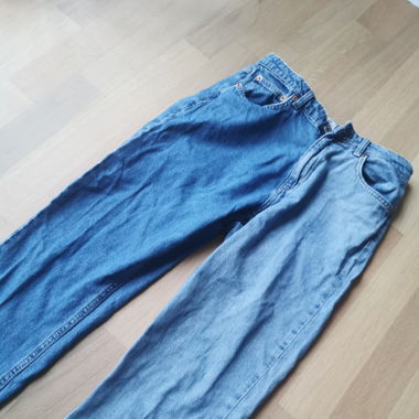 Zweifarbige Jeans 