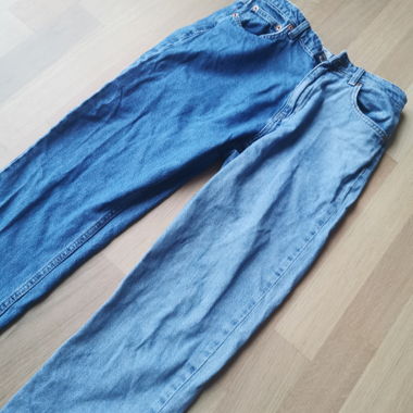 Jeans bicolore 