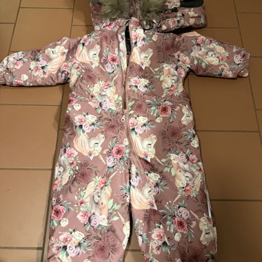 Combi neige name it taille 1/1,5ans 86 avec gants
