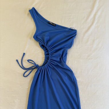 Blaues Kleid