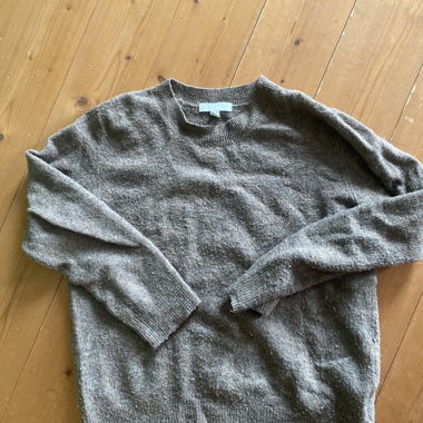 Brown wool sweater