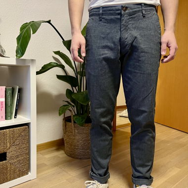 PANTS - blue (Jack&Jones, slim/marco)