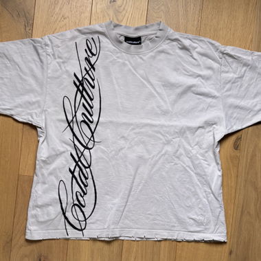 T-shirt ColdCulture bianco con stampa tg. M