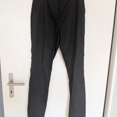 Black dress trousers