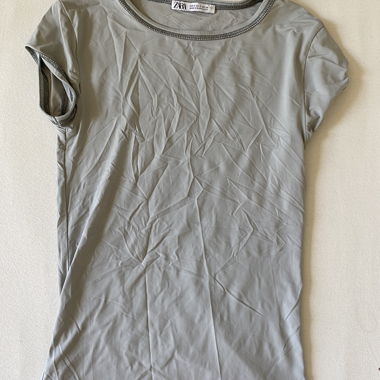 T-shirt grigio ZARA