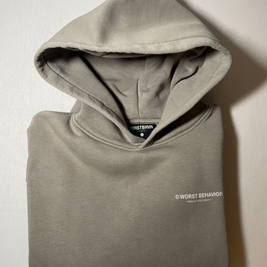 WRSTBHVR Hoodie Beige