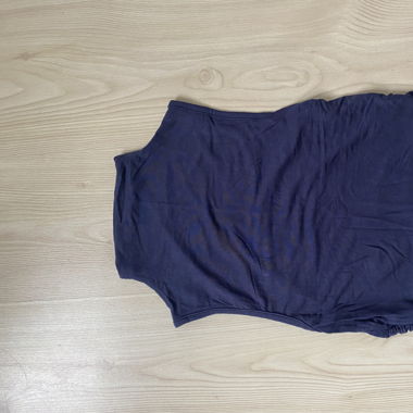 Crop top bleu 