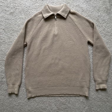 Cardigan in Maglia con Chiusura Lampo