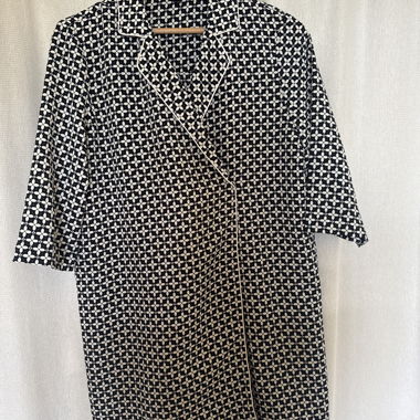 Topshop Pattern Wrap Dress