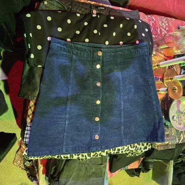 Cord Mini Jupe