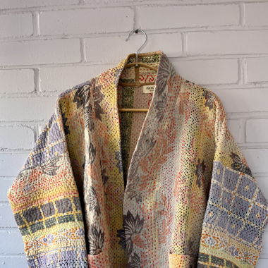 Vintage Kantha Quilt Jacket