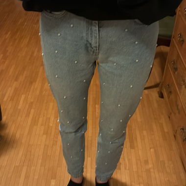 Beaded jeans Claudie Pierlot size 36