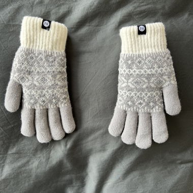 Gants d'hiver tricotés