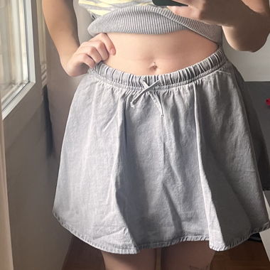 Gonna-short grigia ZARA