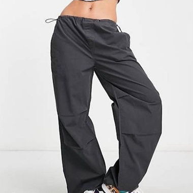 Parachute Pants dark Grey from Stradivarius