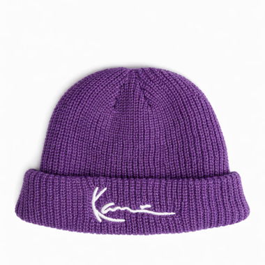 Bonnet en tricot Karl Kani – Violet