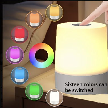 Lampada LED touch multicolore
