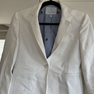 Mira Mikati White cotton blazer