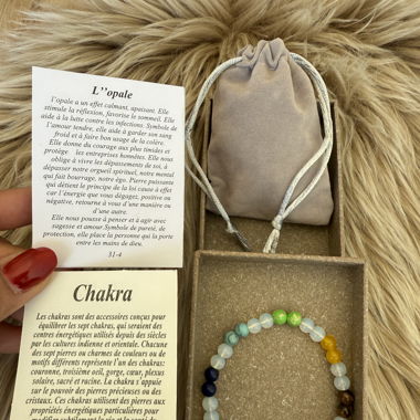 Bracelet Opale et chakra