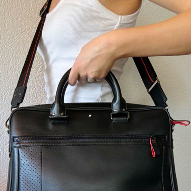 Montblanc leather bag