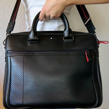 Montblanc leather bag