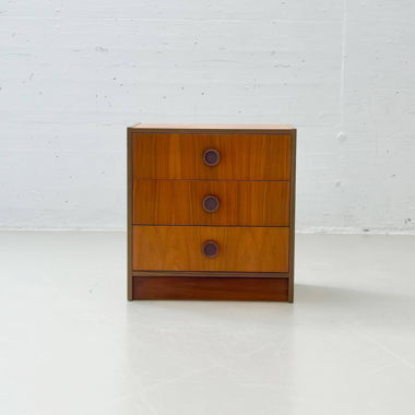 1x Mid-Century Teakholz-Nachttisch, 1960er Jahre 