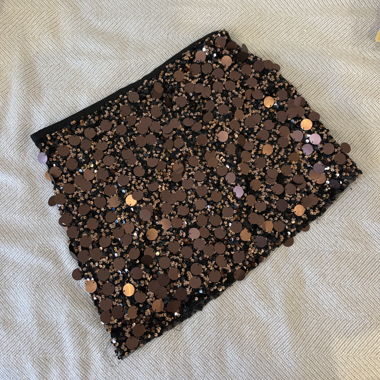 Minigonna con paillettes Zara