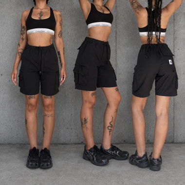 Schwarze Cargo-Shorts Carhartt