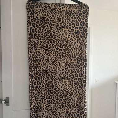 Leopard print skirt