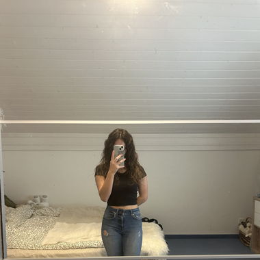 Blaue Skinny Jeans