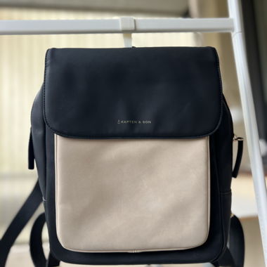 KAPTEN & SON Rucksack Tromso Cream schwarz