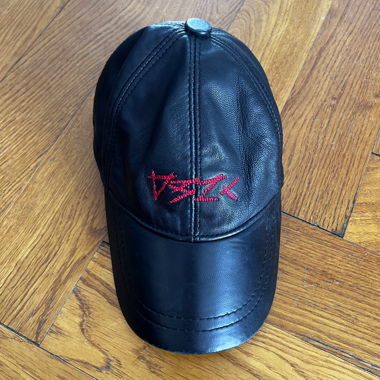Cappellino in pelle nero 032c Workshop