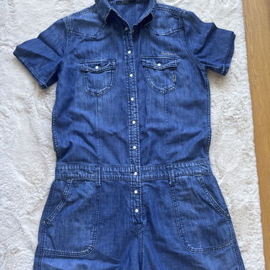 Tuta short in jeans Pepe Jeans M