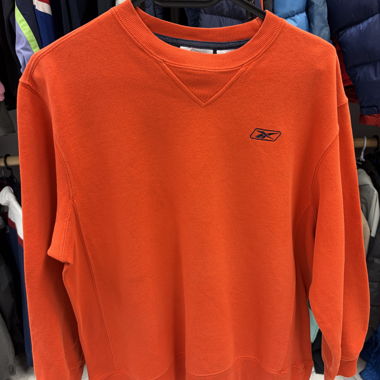 Felpa arancione vintage Reebok taglia S