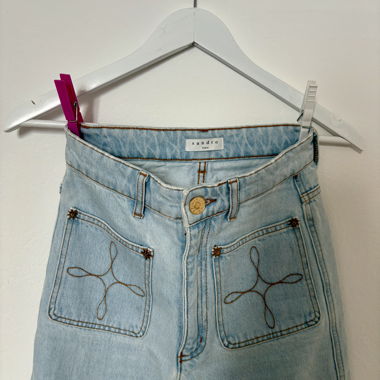 Jeans Sandro taille haute