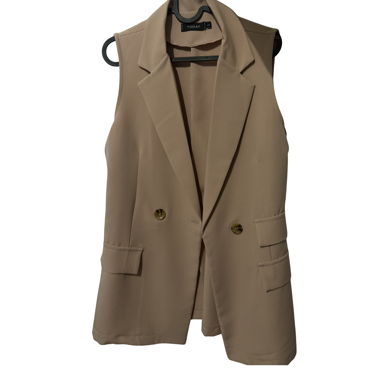 Gilet blazer beige