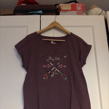 T-shirt bordeaux 