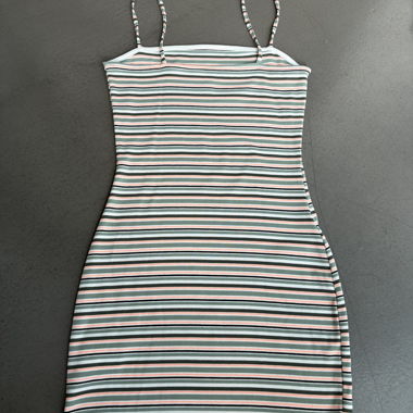 Striped Strap Dress
