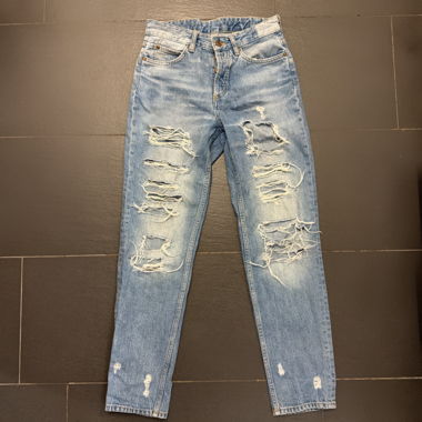 Jeans boyfriend a vita bassa strappati Ripper