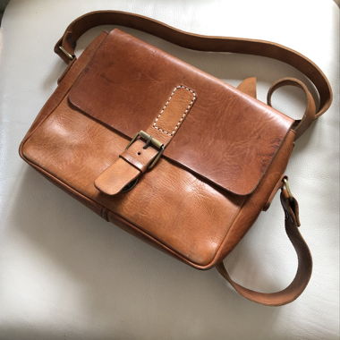 Ledertasche braun