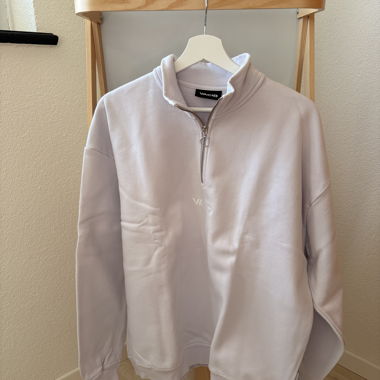 VACID Half-Zip Sweatshirt Lilla Chiaro