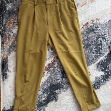 Mustard dress trousers
