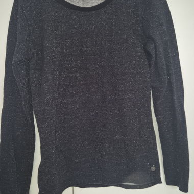Maison Scotch glittery long-sleeve top