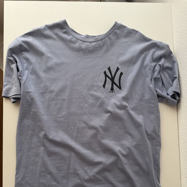 NY Tshirt -graublau