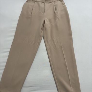 Pantalon en tissu beige